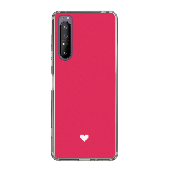 Slim Protection Case［ Original - Favorite Color Heart - Red ］