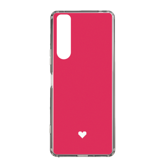 Slim Protection Case［ Original - Favorite Color Heart - Red ］