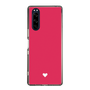 Slim Protection Case［ Original - Favorite Color Heart - Red ］