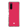 Slim Protection Case［ Original - Favorite Color Heart - Red ］