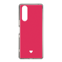 Slim Protection Case［ Original - Favorite Color Heart - Red ］