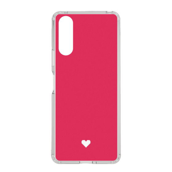 Slim Protection Case［ Original - Favorite Color Heart - Red ］