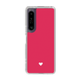 Slim Protection Case［ Original - Favorite Color Heart - Red ］