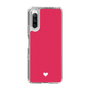 Slim Protection Case［ Original - Favorite Color Heart - Red ］