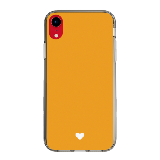 Slim Protection Case［ Original - Favorite Color Heart - Orange ］