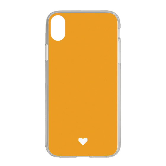 Slim Protection Case［ Original - Favorite Color Heart - Orange ］