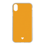 Slim Protection Case［ Original - Favorite Color Heart - Orange ］