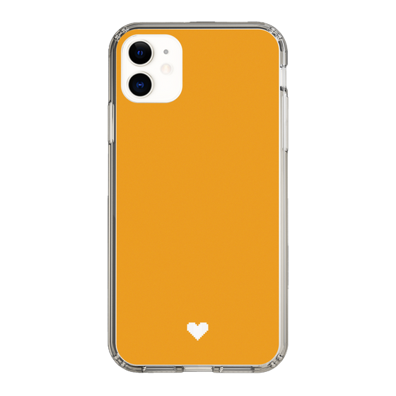 Slim Protection Case［ Original - Favorite Color Heart - Orange ］