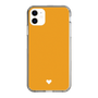 Slim Protection Case［ Original - Favorite Color Heart - Orange ］