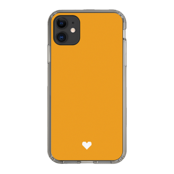 Slim Protection Case［ Original - Favorite Color Heart - Orange ］