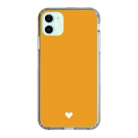 Slim Protection Case［ Original - Favorite Color Heart - Orange ］