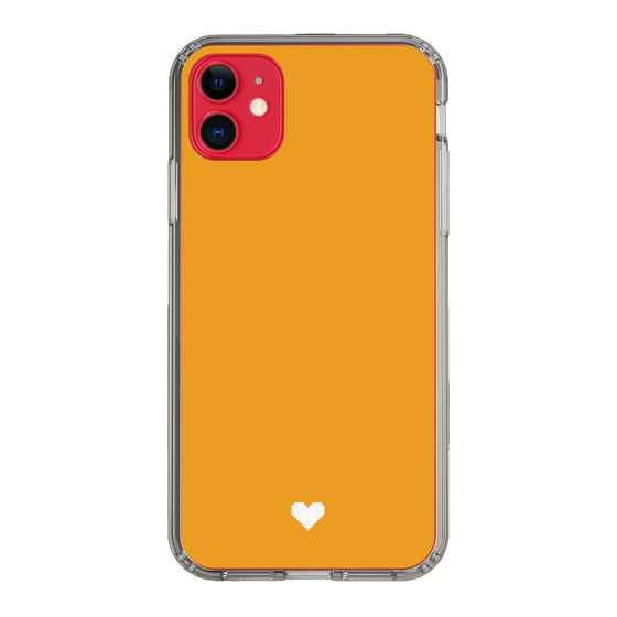 Slim Protection Case［ Original - Favorite Color Heart - Orange ］