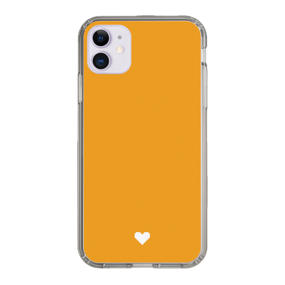 Slim Protection Case［ Original - Favorite Color Heart - Orange ］