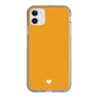 Slim Protection Case［ Original - Favorite Color Heart - Orange ］