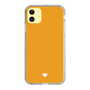 Slim Protection Case［ Original - Favorite Color Heart - Orange ］