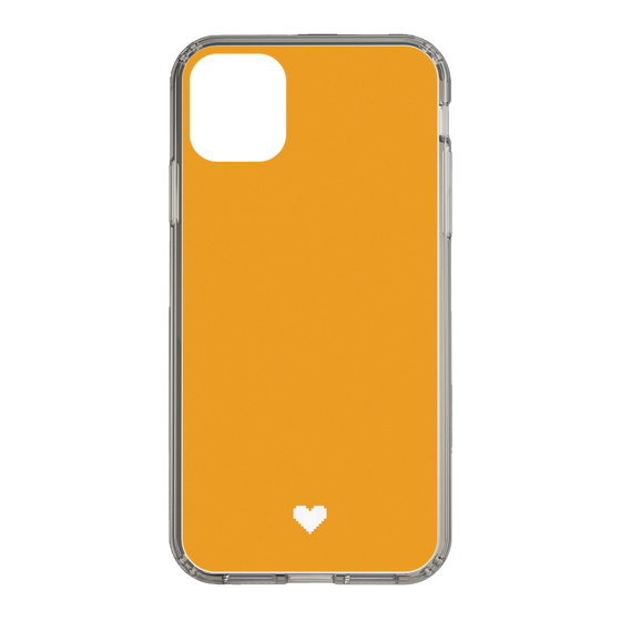 Slim Protection Case［ Original - Favorite Color Heart - Orange ］