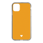 Slim Protection Case［ Original - Favorite Color Heart - Orange ］