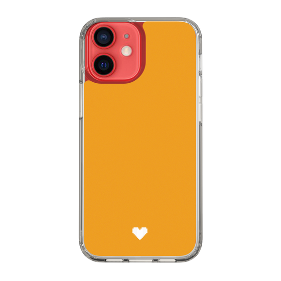 Slim Protection Case［ Original - Favorite Color Heart - Orange ］