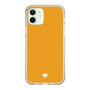 Slim Protection Case［ Original - Favorite Color Heart - Orange ］