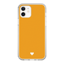 Slim Protection Case［ Original - Favorite Color Heart - Orange ］