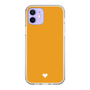 Slim Protection Case［ Original - Favorite Color Heart - Orange ］