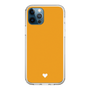 Slim Protection Case［ Original - Favorite Color Heart - Orange ］