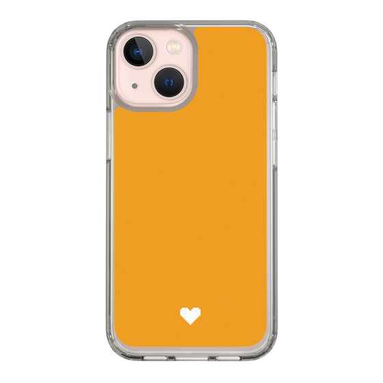 Slim Protection Case［ Original - Favorite Color Heart - Orange ］