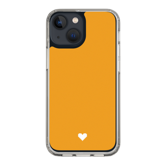 Slim Protection Case［ Original - Favorite Color Heart - Orange ］