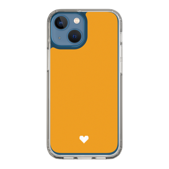 Slim Protection Case［ Original - Favorite Color Heart - Orange ］
