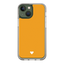 Slim Protection Case［ Original - Favorite Color Heart - Orange ］