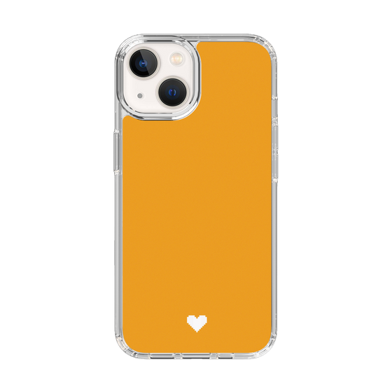 Slim Protection Case［ Original - Favorite Color Heart - Orange ］