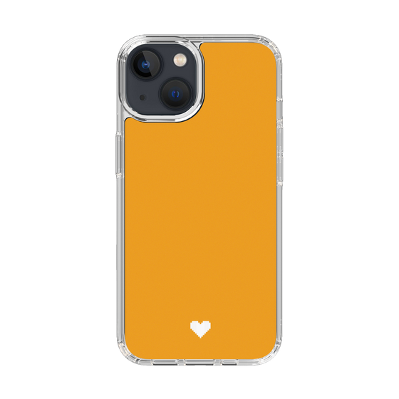 Slim Protection Case［ Original - Favorite Color Heart - Orange ］