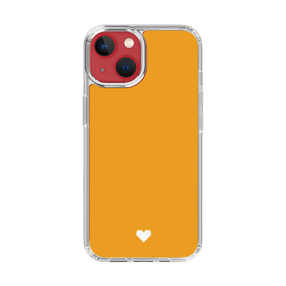 Slim Protection Case［ Original - Favorite Color Heart - Orange ］