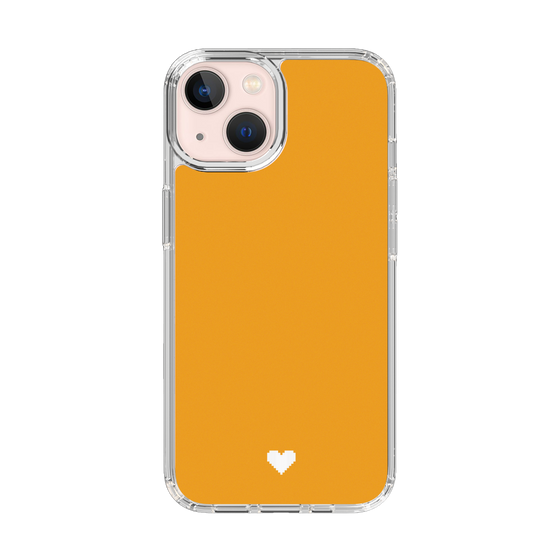Slim Protection Case［ Original - Favorite Color Heart - Orange ］