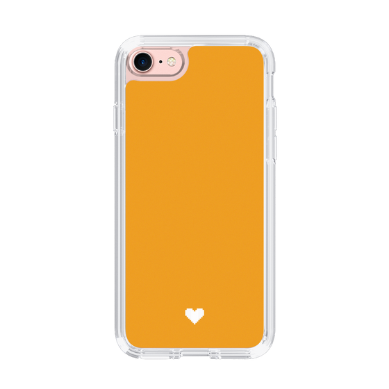 Slim Protection Case［ Original - Favorite Color Heart - Orange ］