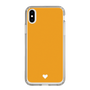 Slim Protection Case［ Original - Favorite Color Heart - Orange ］