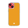 Slim Protection Case［ Original - Favorite Color Heart - Orange ］