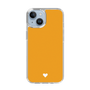 Slim Protection Case［ Original - Favorite Color Heart - Orange ］