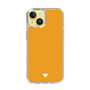 Slim Protection Case［ Original - Favorite Color Heart - Orange ］