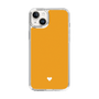 Slim Protection Case［ Original - Favorite Color Heart - Orange ］