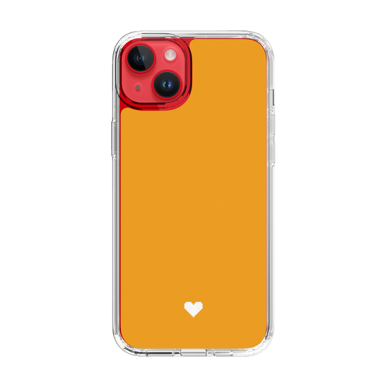 Slim Protection Case［ Original - Favorite Color Heart - Orange ］