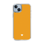 Slim Protection Case［ Original - Favorite Color Heart - Orange ］