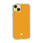 Slim Protection Case［ Original - Favorite Color Heart - Orange ］