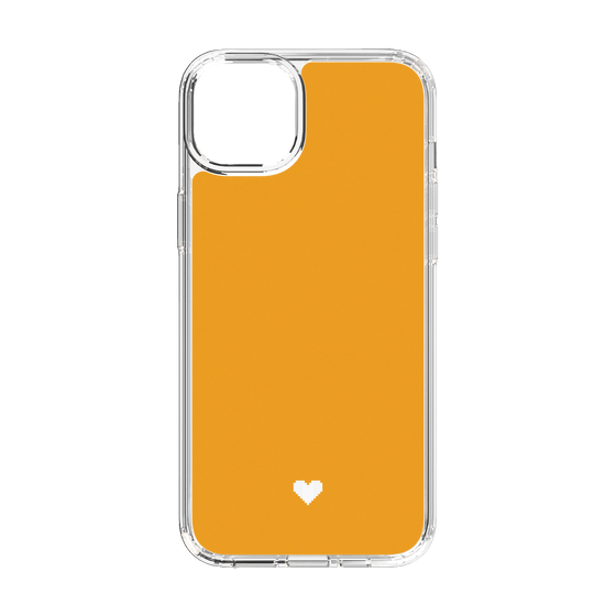 Slim Protection Case［ Original - Favorite Color Heart - Orange ］