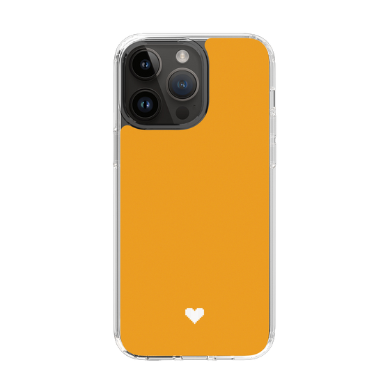 Slim Protection Case［ Original - Favorite Color Heart - Orange ］