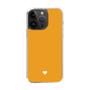 Slim Protection Case［ Original - Favorite Color Heart - Orange ］