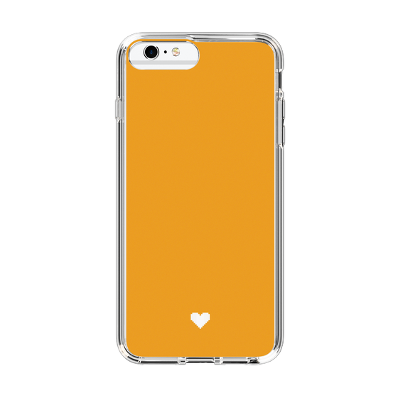 Slim Protection Case［ Original - Favorite Color Heart - Orange ］