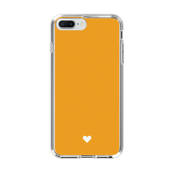 Slim Protection Case［ Original - Favorite Color Heart - Orange ］