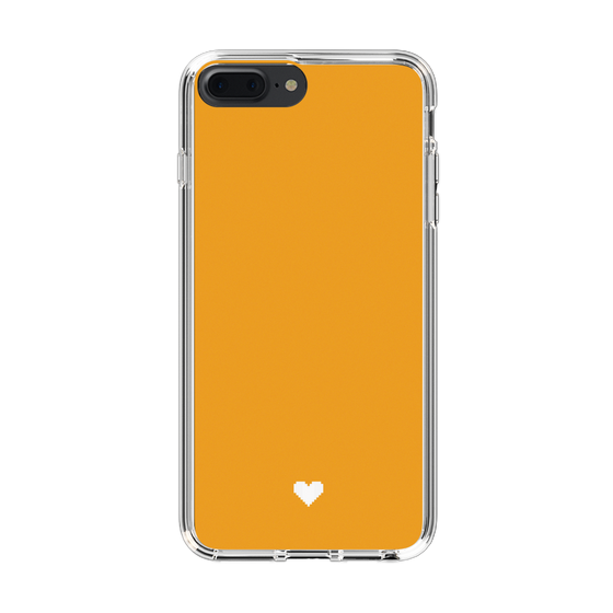 Slim Protection Case［ Original - Favorite Color Heart - Orange ］