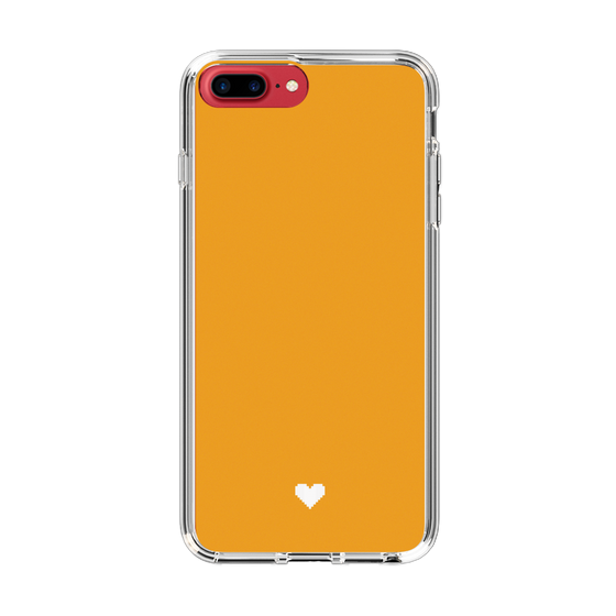 Slim Protection Case［ Original - Favorite Color Heart - Orange ］